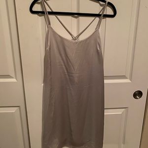 Charlotte Russe Sliver Slip Dress
